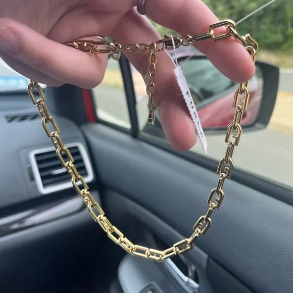 Furla Gold Chain Key Holder - Picture 9 of 16